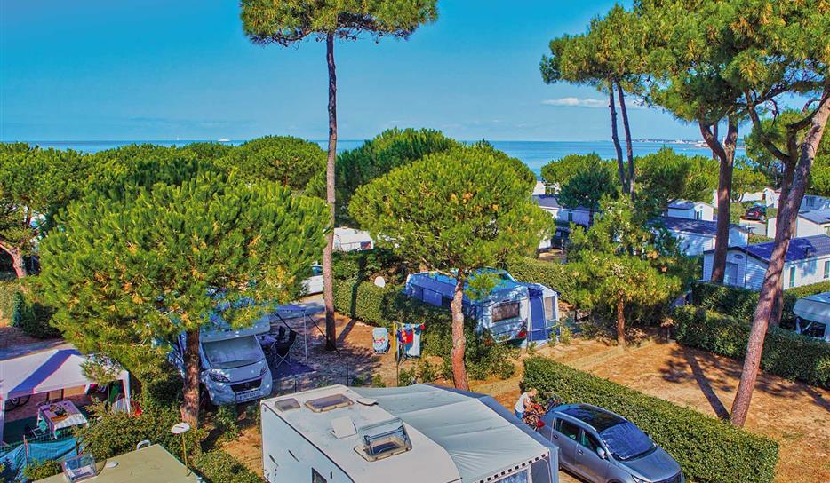 Beachfront camping pitch -  Charente-Maritime